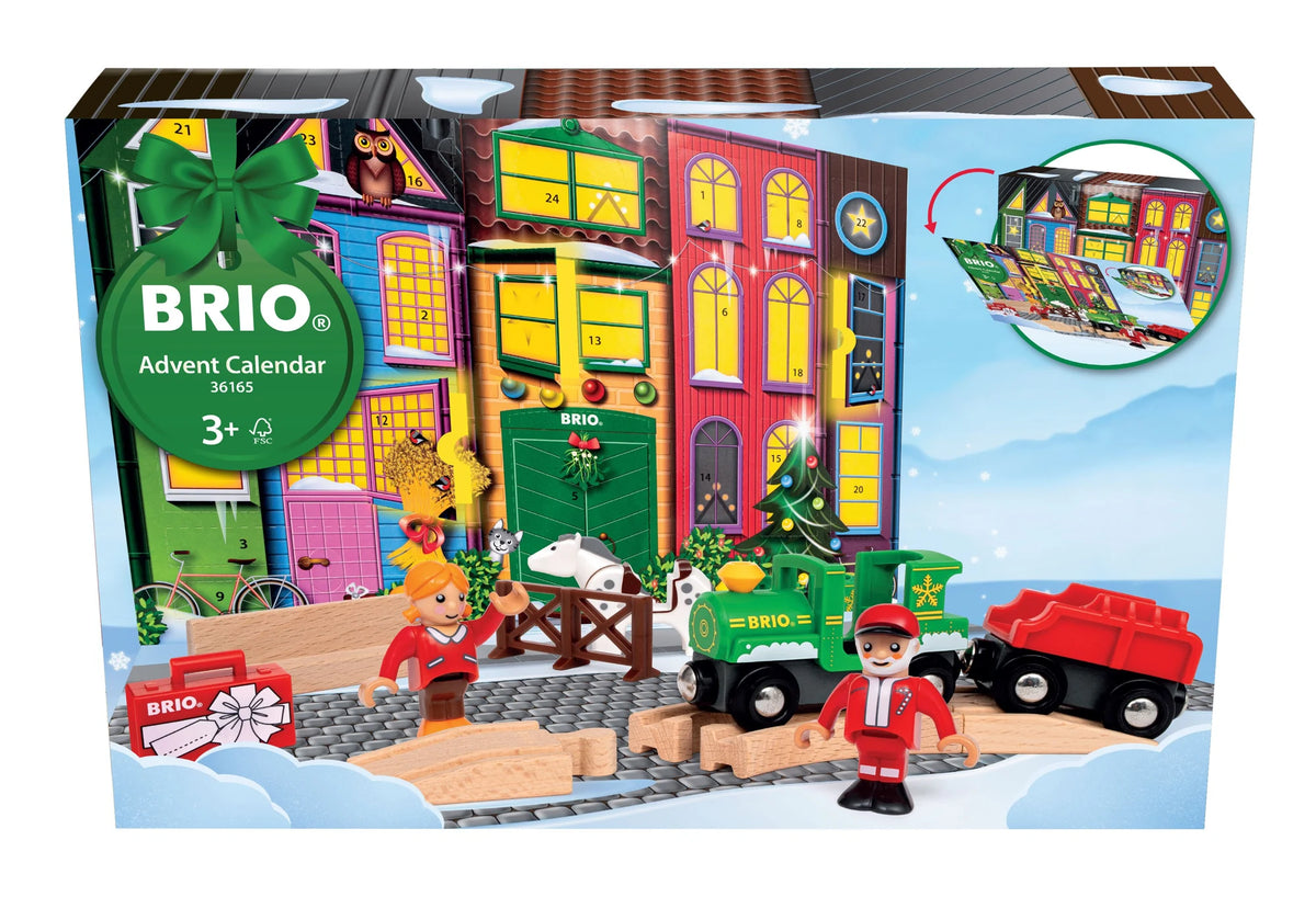 Adventskalender: BRIO World - 36165 Adventskalender "Weihnachtshaus"| Kalender für Mädchen und Jungen ab 3 Jahren - zauberhaftes Geschenk