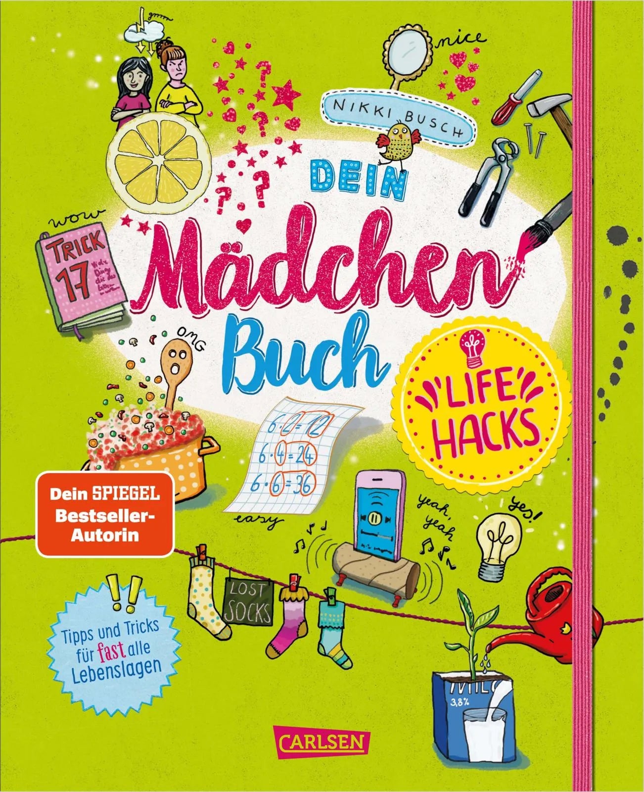 Buchcover von '#buch4you: Dein Mädchenbuch: Life Hacks' - Taschenbuch von Nikki Busch