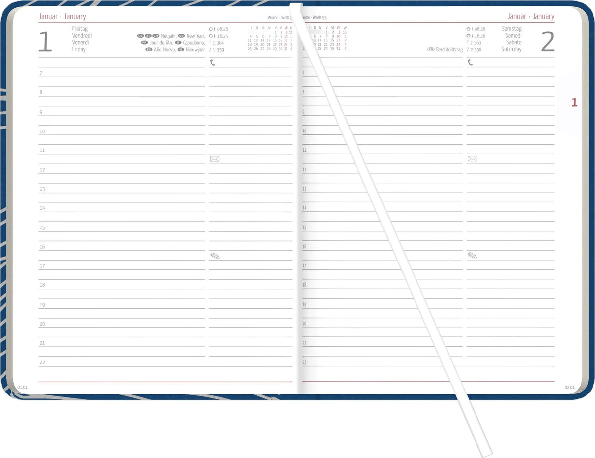 Buchkalender Ocean 2027 – Ansicht