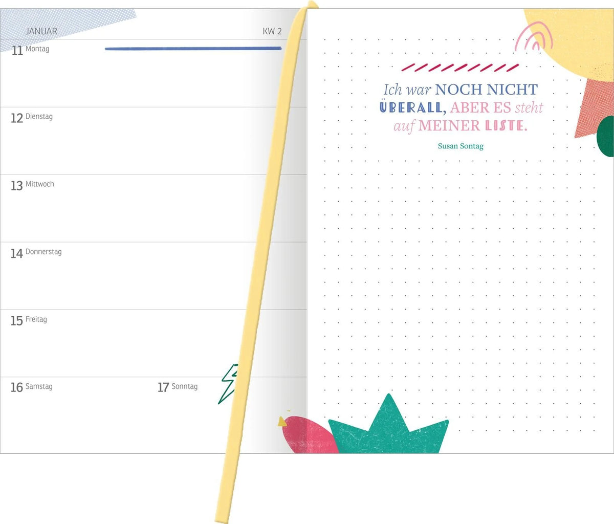 Buchkalender The Time Is Now 2027 – Ansicht