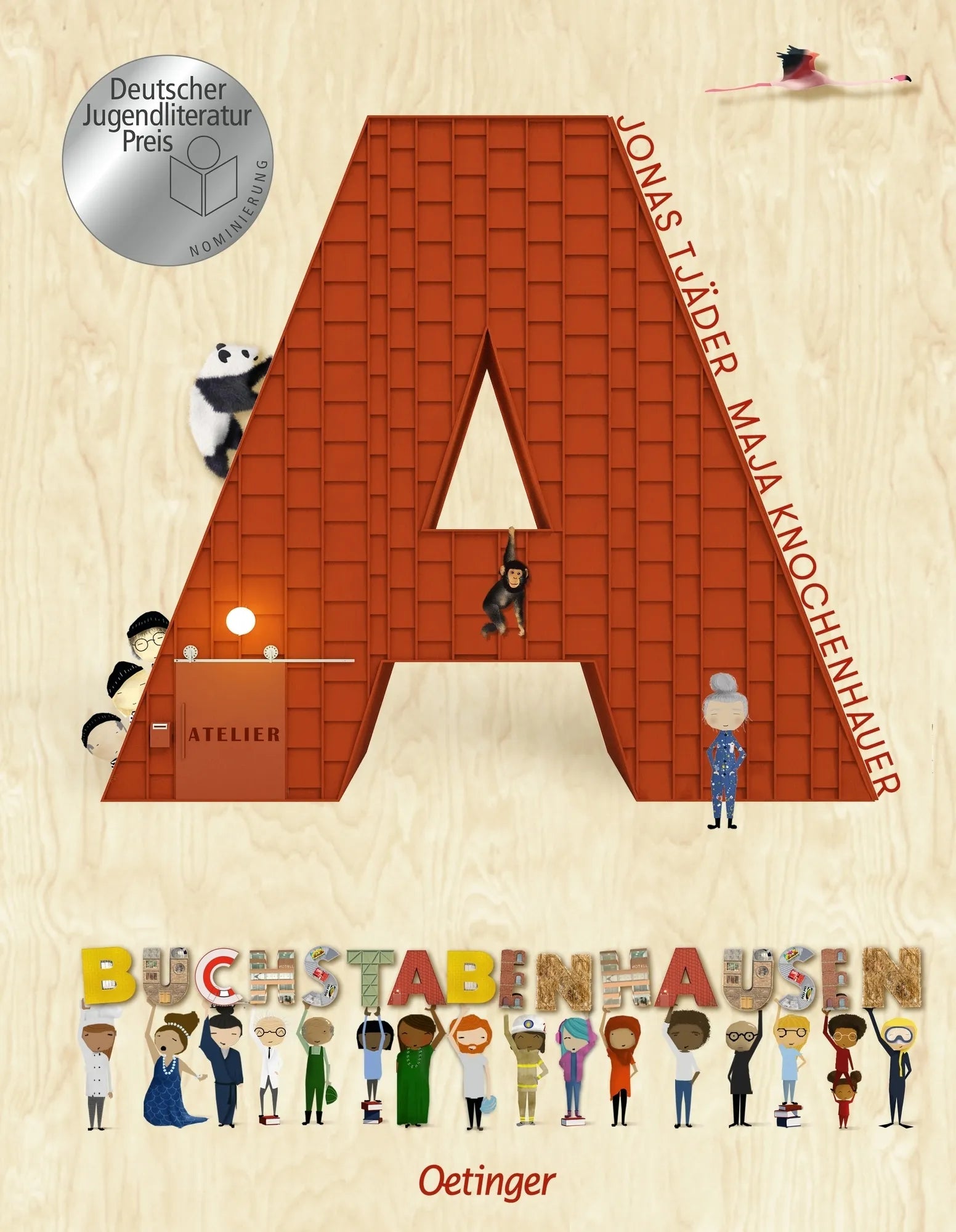 Buchcover von 'Buchstabenhausen' - Gebundene Ausgabe von Maja Knochenhauer