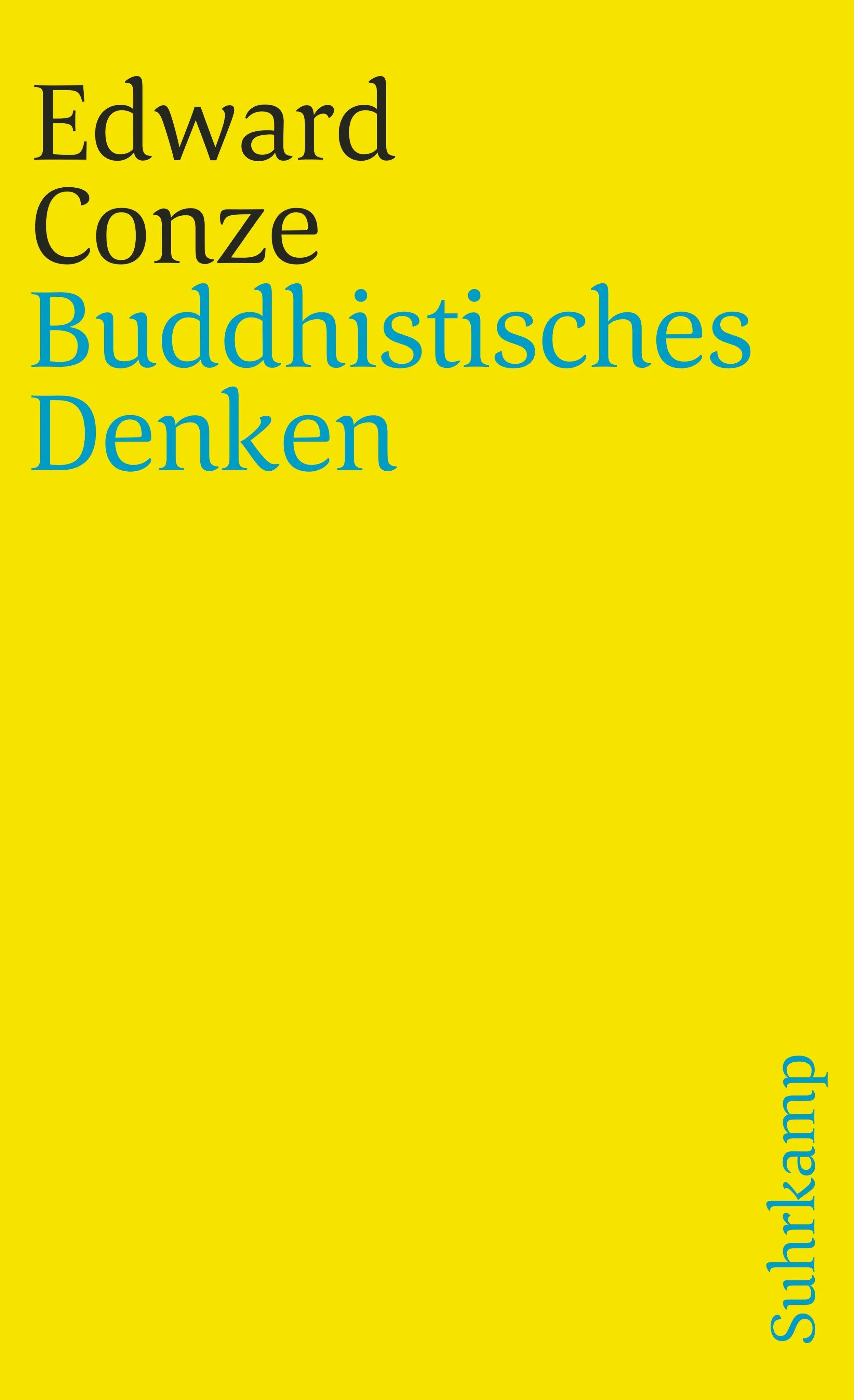 Buchcover von 'Buddhistisches Denken' - Taschenbuch von Edward Conze