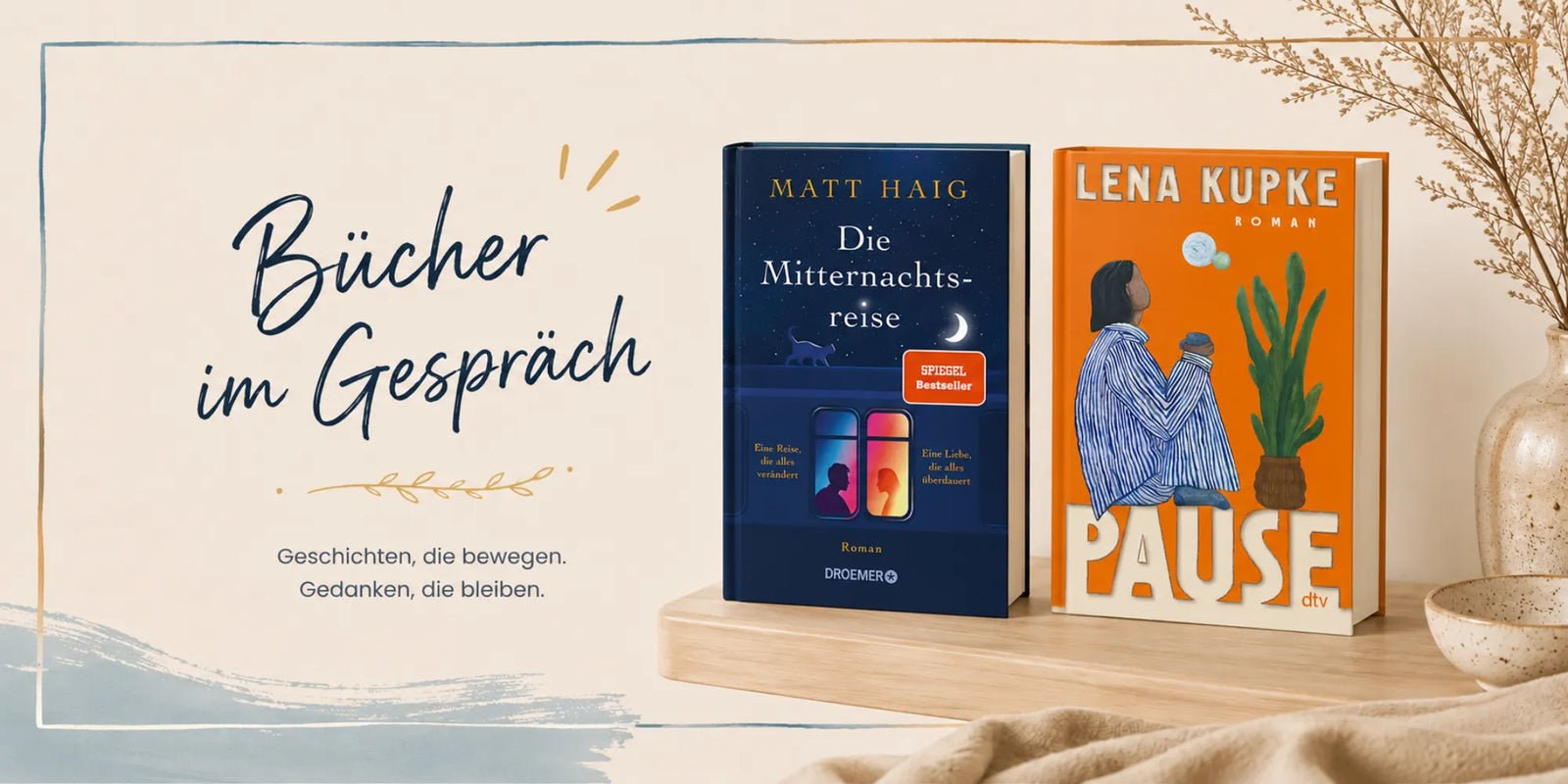 Buecher im Gespraech aktuelle Bestseller und Lesetipps bei CineBuch entdecken