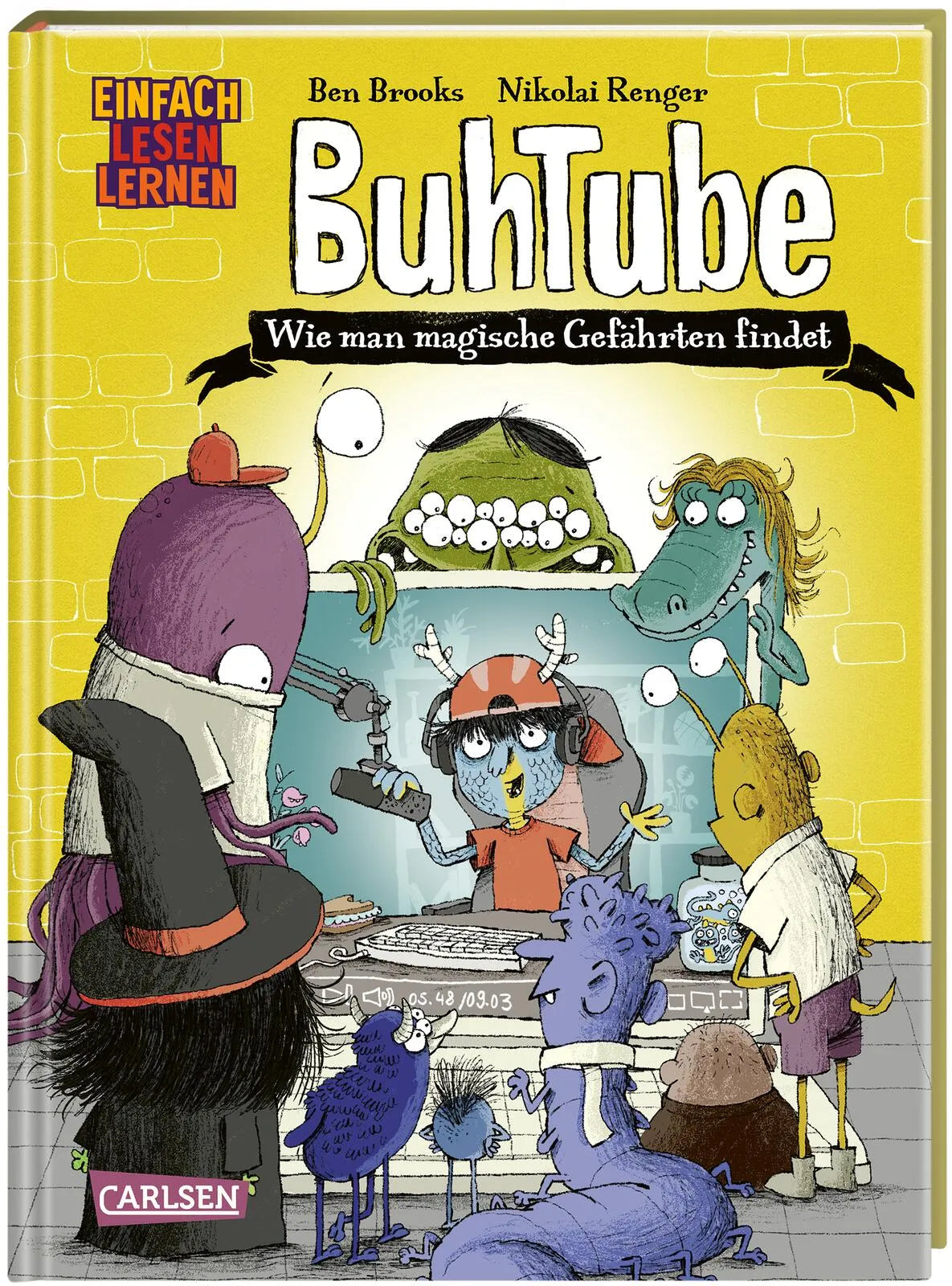 Buchcover von 'BuhTube: Wie man magische Gefährten findet' - Gebundene Ausgabe von Ben Brooks