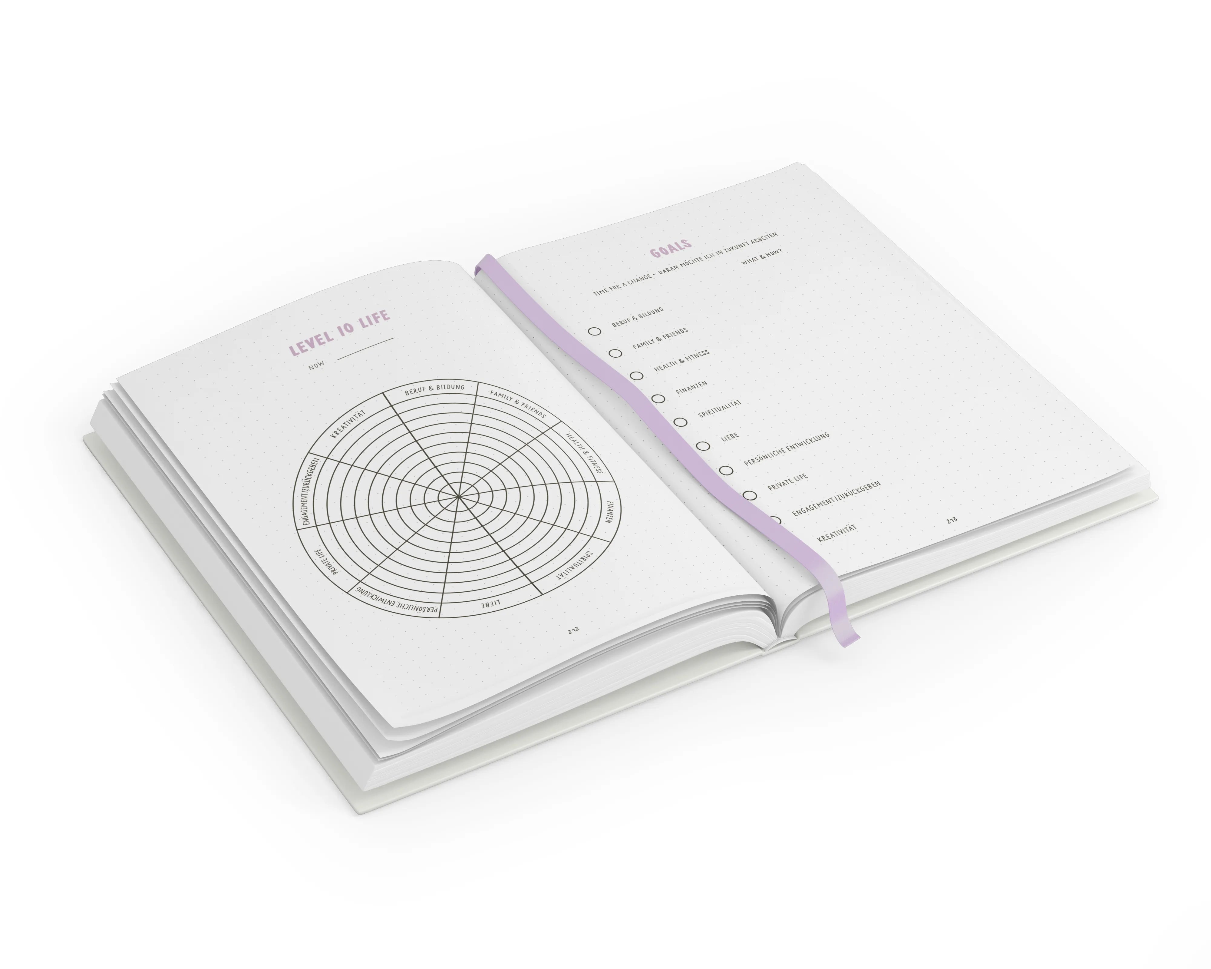 Innenansicht von 'Bullet Journal »The world is a better place with you in it«' - Gebundene Ausgabe