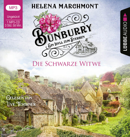 Buchcover von 'Bunburry - Die Schwarze Witwe' - Hörbuch (CD) von Helena Marchmont