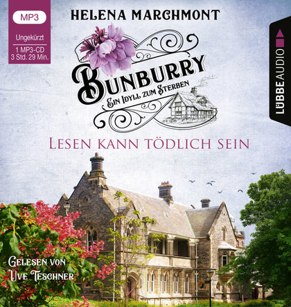 Buchcover von 'Bunburry - Lesen kann tödlich sein' - Hörbuch (CD) von Helena Marchmont