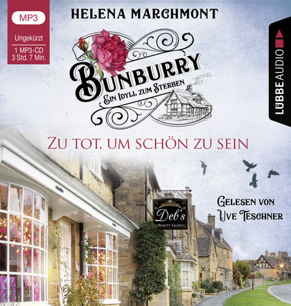 Buchcover von 'Bunburry - Zu tot, um schön zu sein' - Hörbuch (CD) von Helena Marchmont