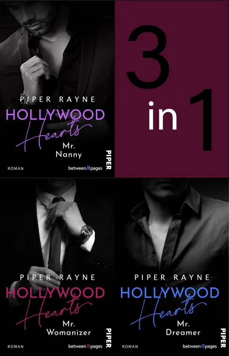 Cover: Bundle: Hollywood Hearts 1-3 (E-Book) von Piper Rayne