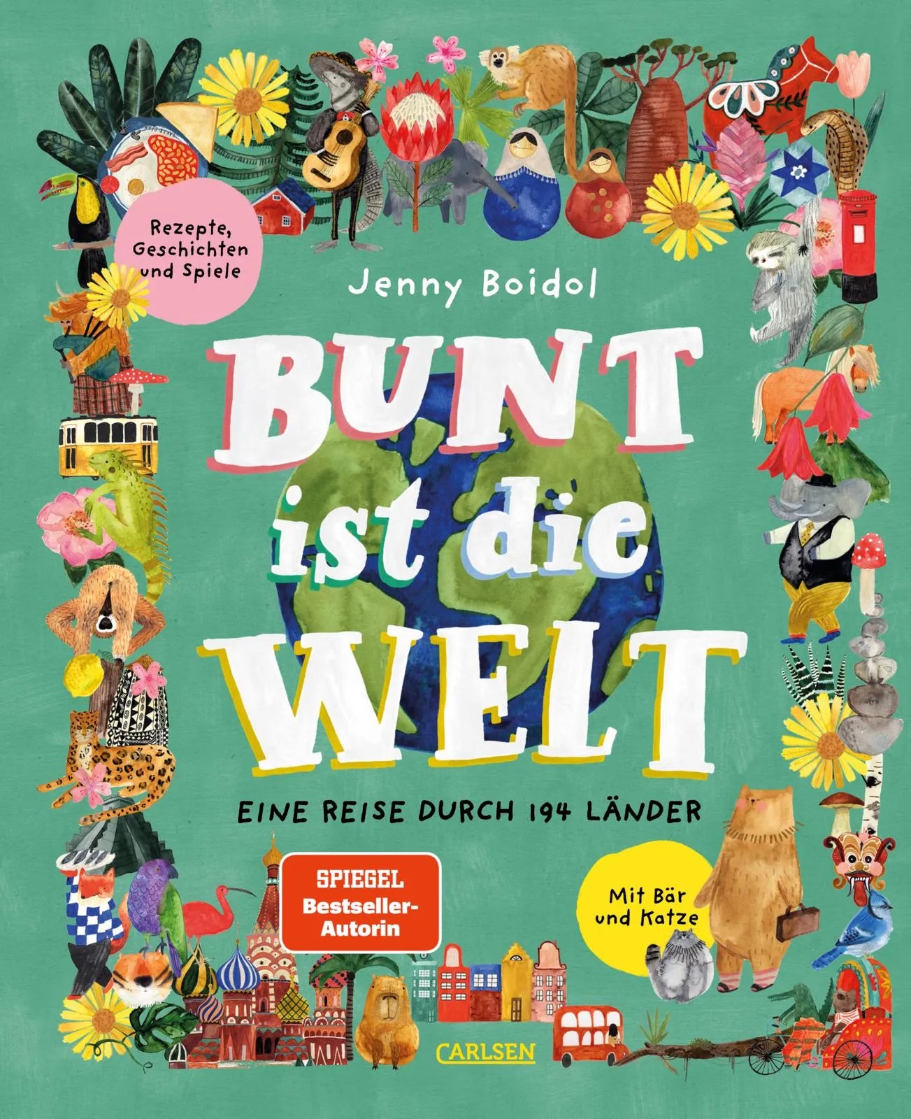 Buchcover von 'Bunt ist die Welt' - Gebundene Ausgabe von Jenny Boidol