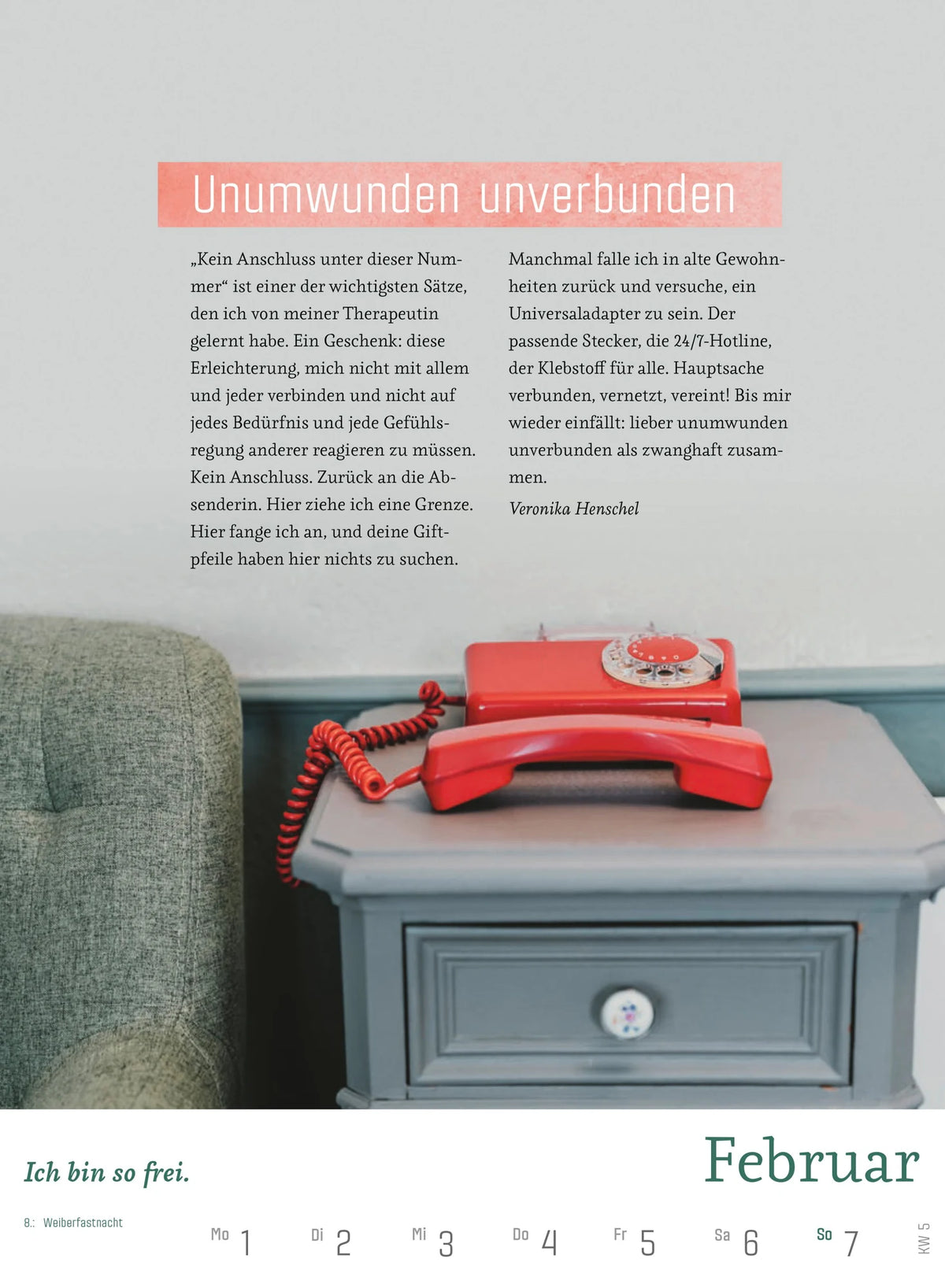 bunt verbunden – Der Frauenkalender 2027 – Ansicht