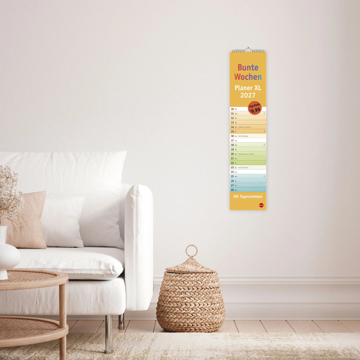 Bunte Wochen Langplaner XL 2027 – Ansicht