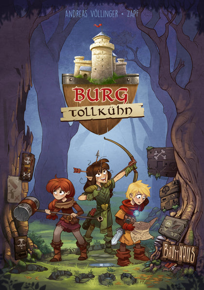 Buchcover von 'Burg Tollkühn' - Gebundene Ausgabe von Andreas Völlinger