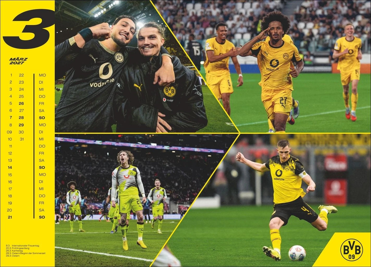 BVB Edition Kalender 2027 – Ansicht