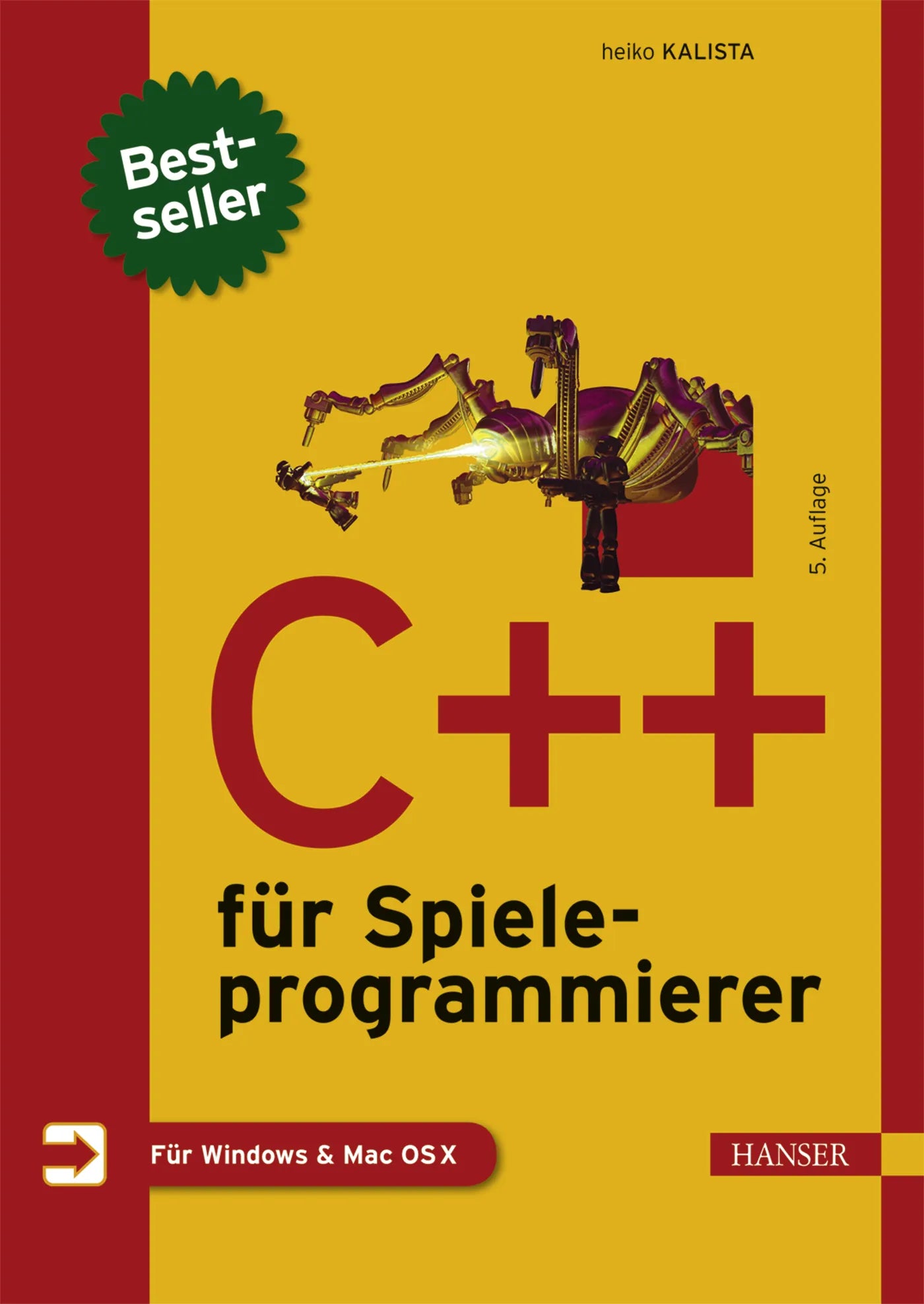 Buchcover von 'C++ für Spieleprogrammierer' - Gebundene Ausgabe von Heiko Kalista
