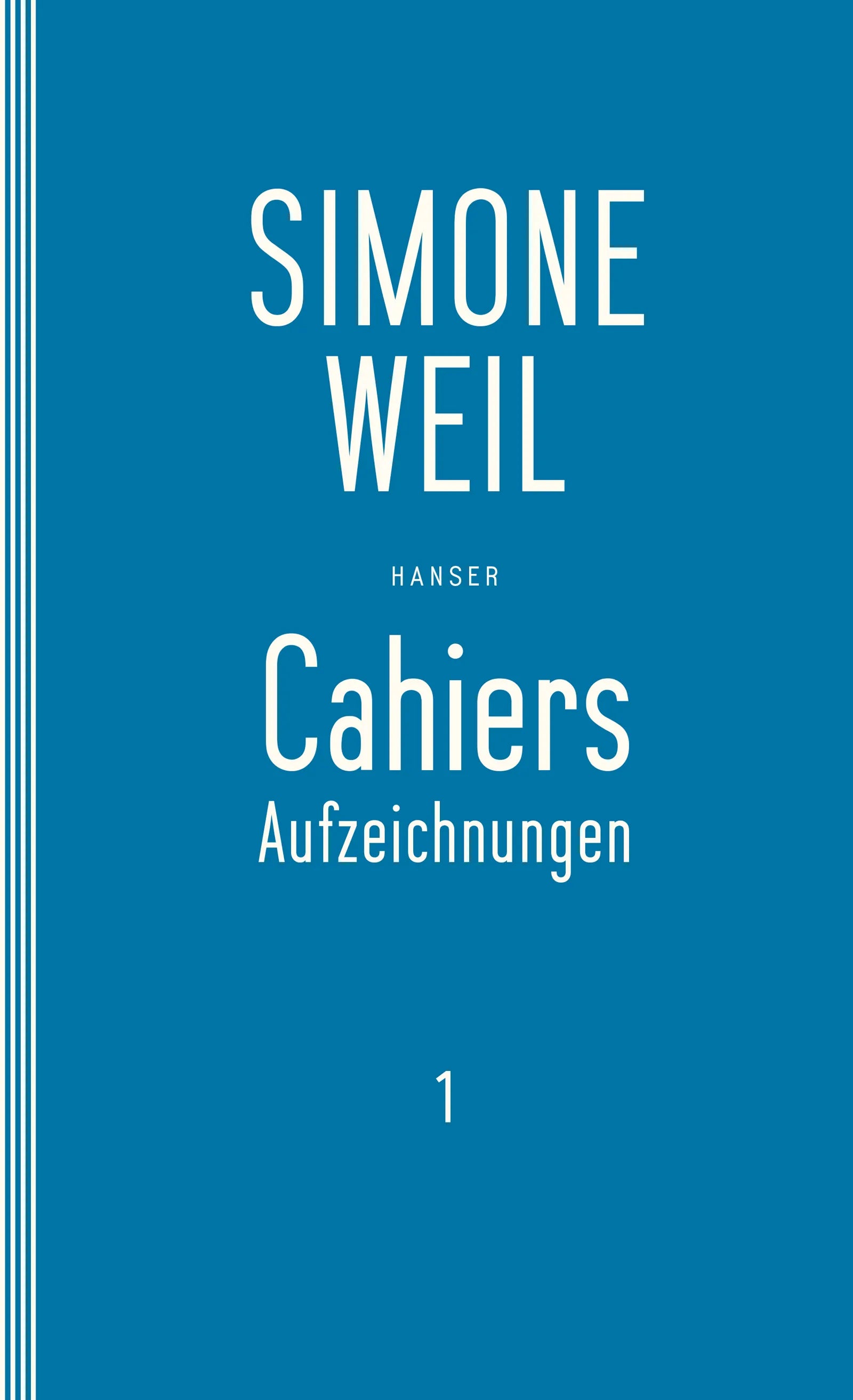 Buchcover von 'Cahiers 1' - Taschenbuch von Simone Weil