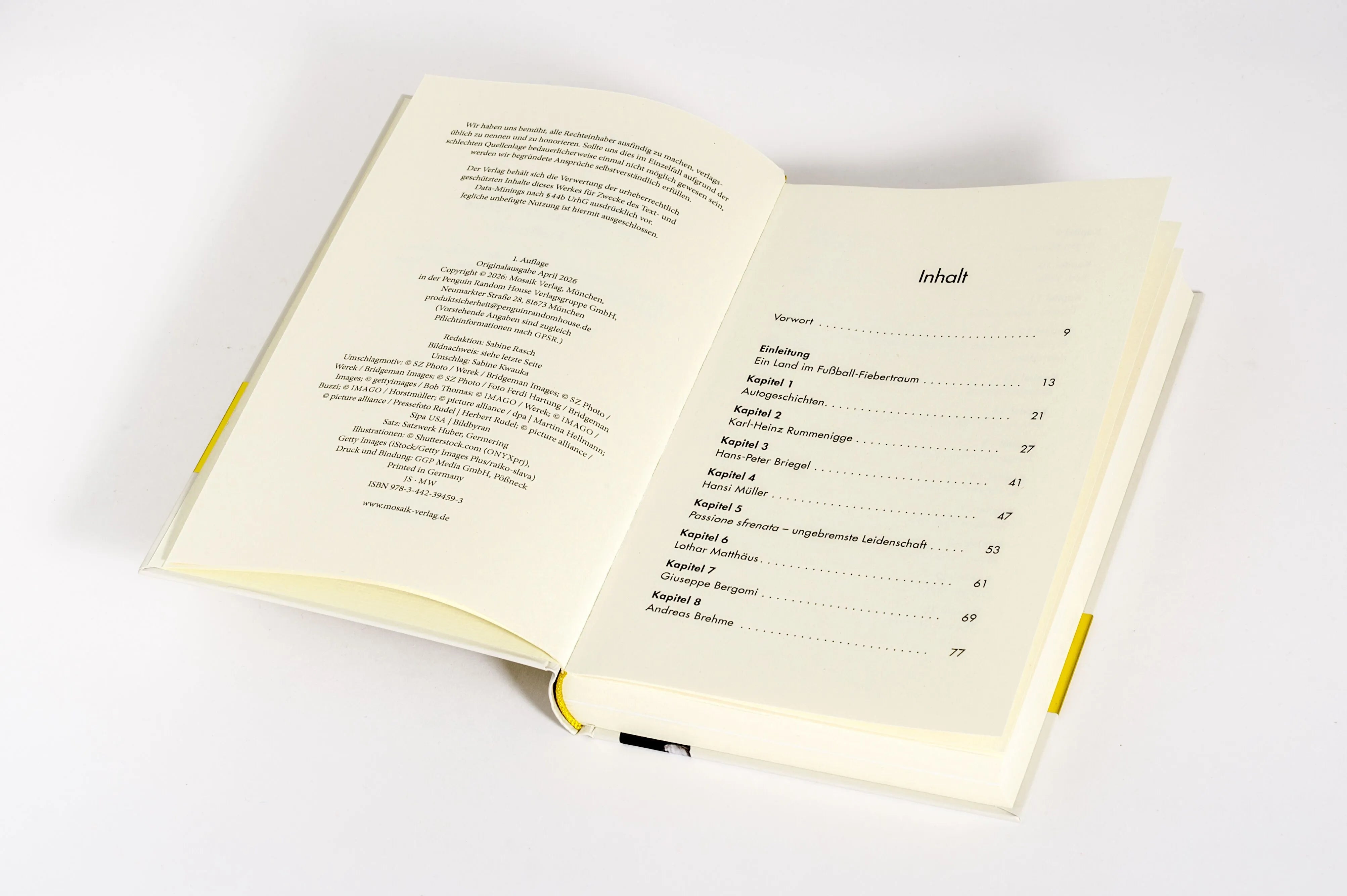 Detailansicht: Calcio d'Oro - Die goldenen Jahre des Fußballs (Hardcover)