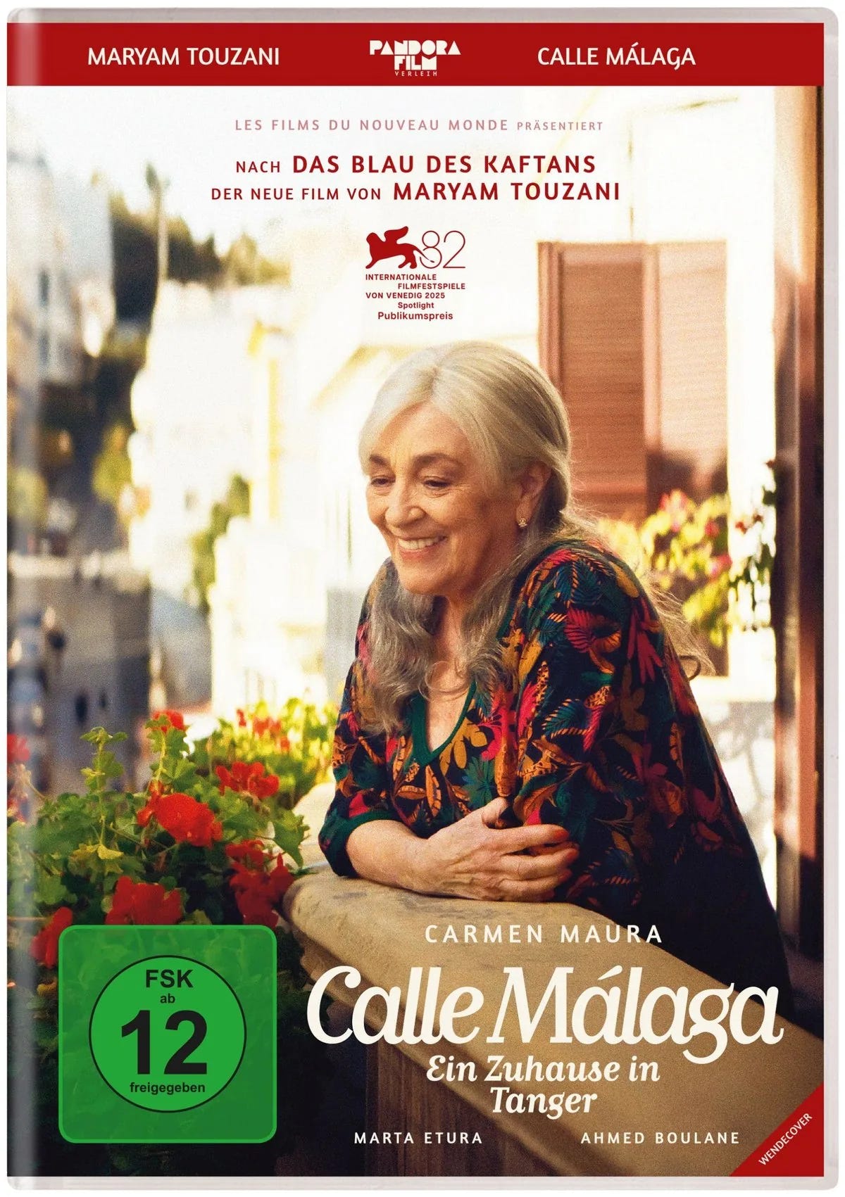 DVD-Cover: Calle Málaga - Ein Zuhause in Tanger. Regie: Maryam Touzani