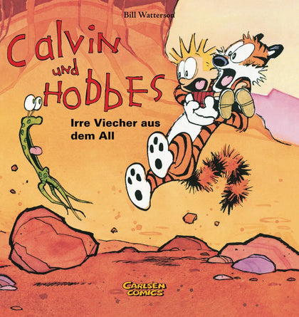 Buchcover von 'Calvin und Hobbes 4: Irre Viecher aus dem All' - Taschenbuch von Bill Watterson
