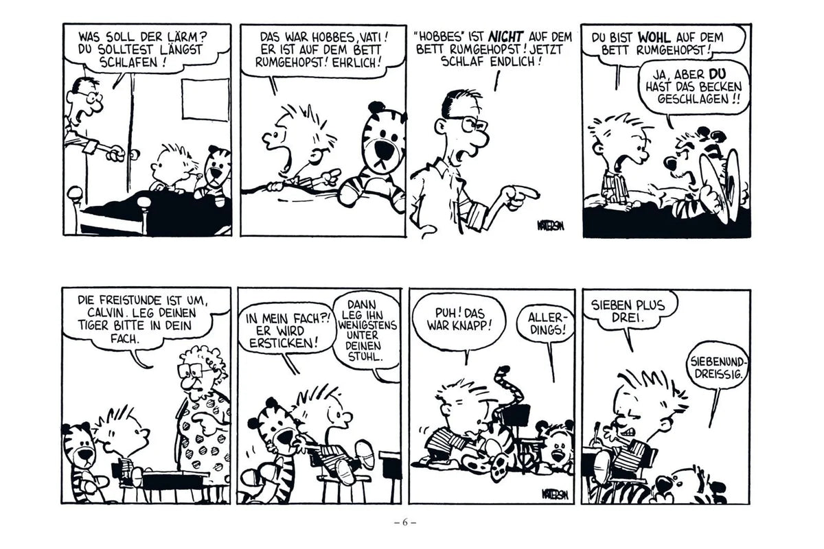 Detailansicht: Calvin und Hobbes Kompakt 1 (Taschenbuch)