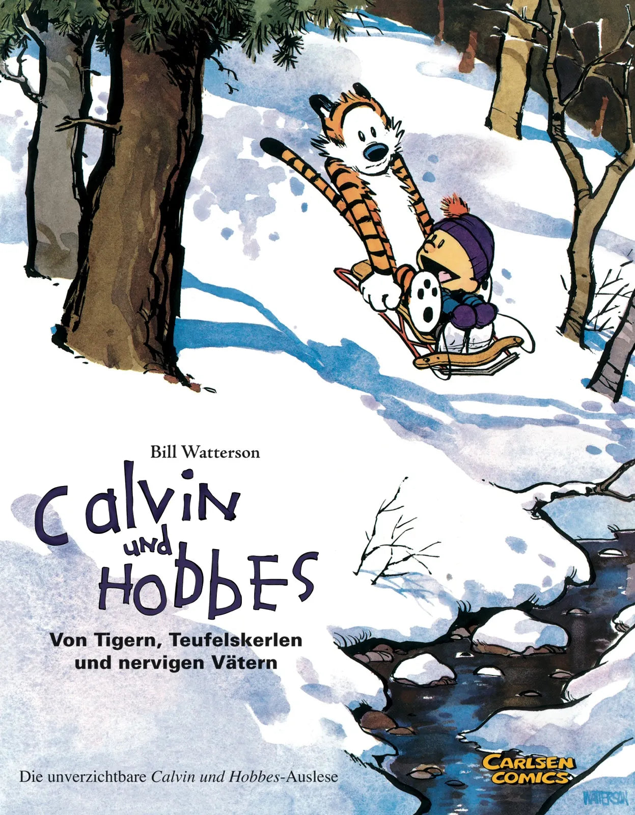 Buchcover von 'Calvin und Hobbes Sammelbände 2: Von Tigern, Teufelskerlen und nervigen Vätern' - Taschenbuch von Bill Watterson