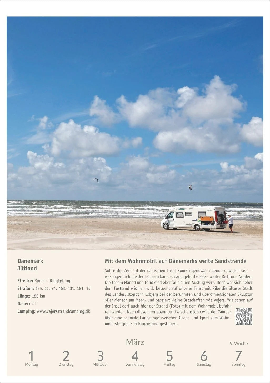 Campinglust Wochen-Kulturkalender 2027 - 53 unvergessliche Touren – Ansicht
