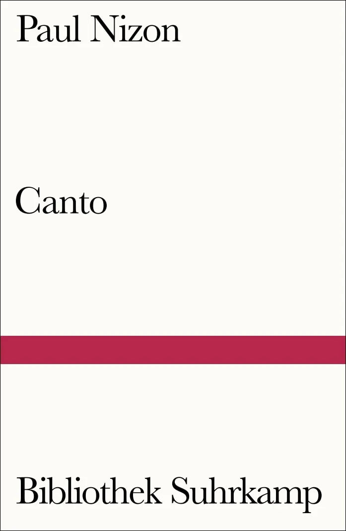 Buchcover von 'Canto' - Taschenbuch von Paul Nizon