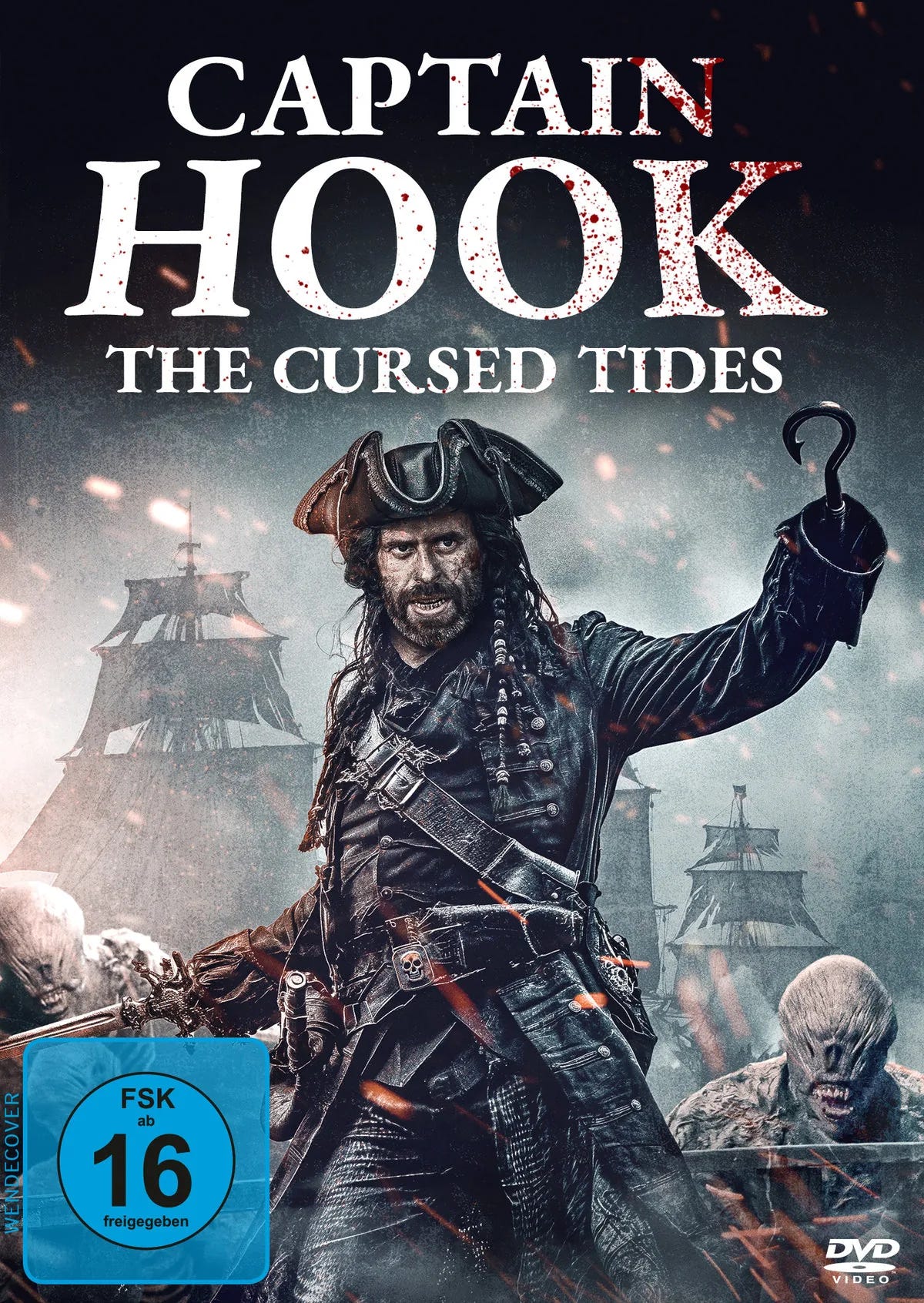 DVD-Cover: Captain Hook - The Cursed Tides. Regie: Lars Janssen