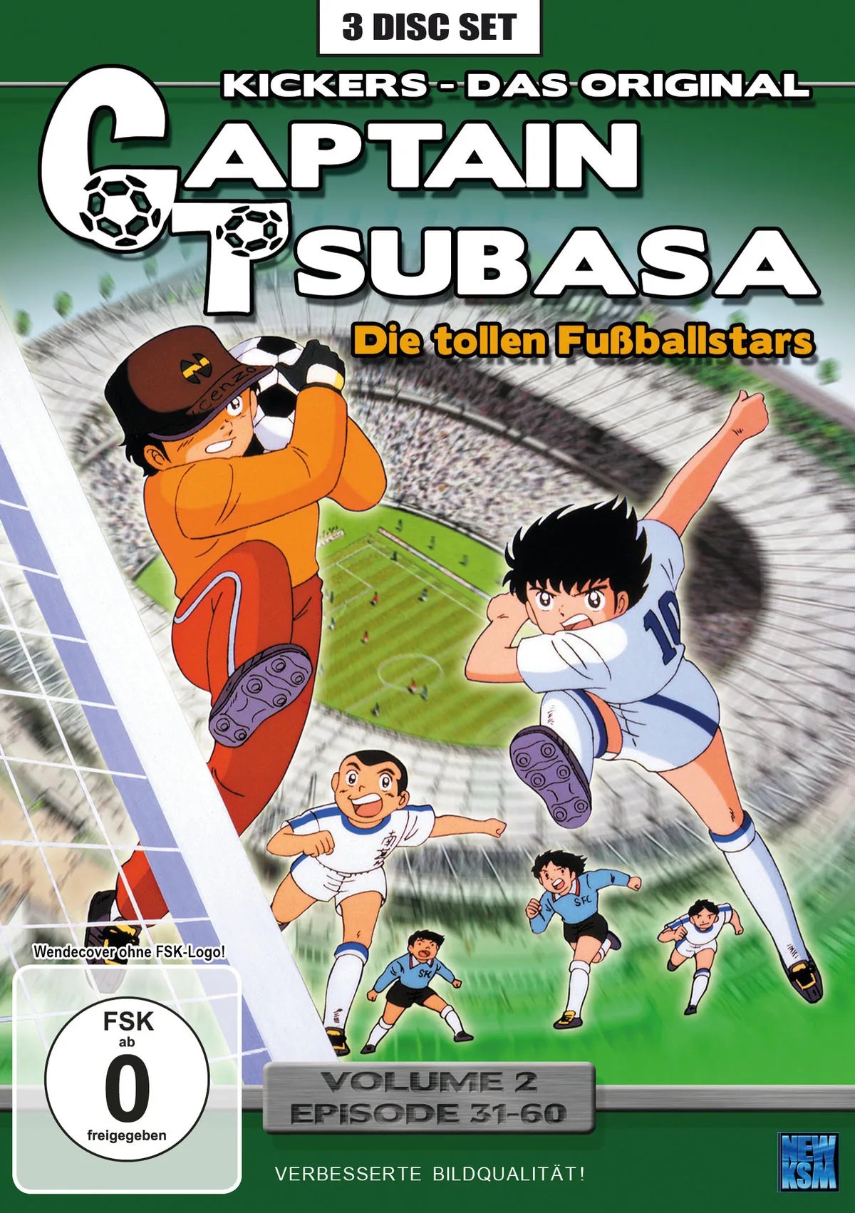 Captain Tsubasa Vol. 2 - Episode 31-60  [3 DVDs] - DVD