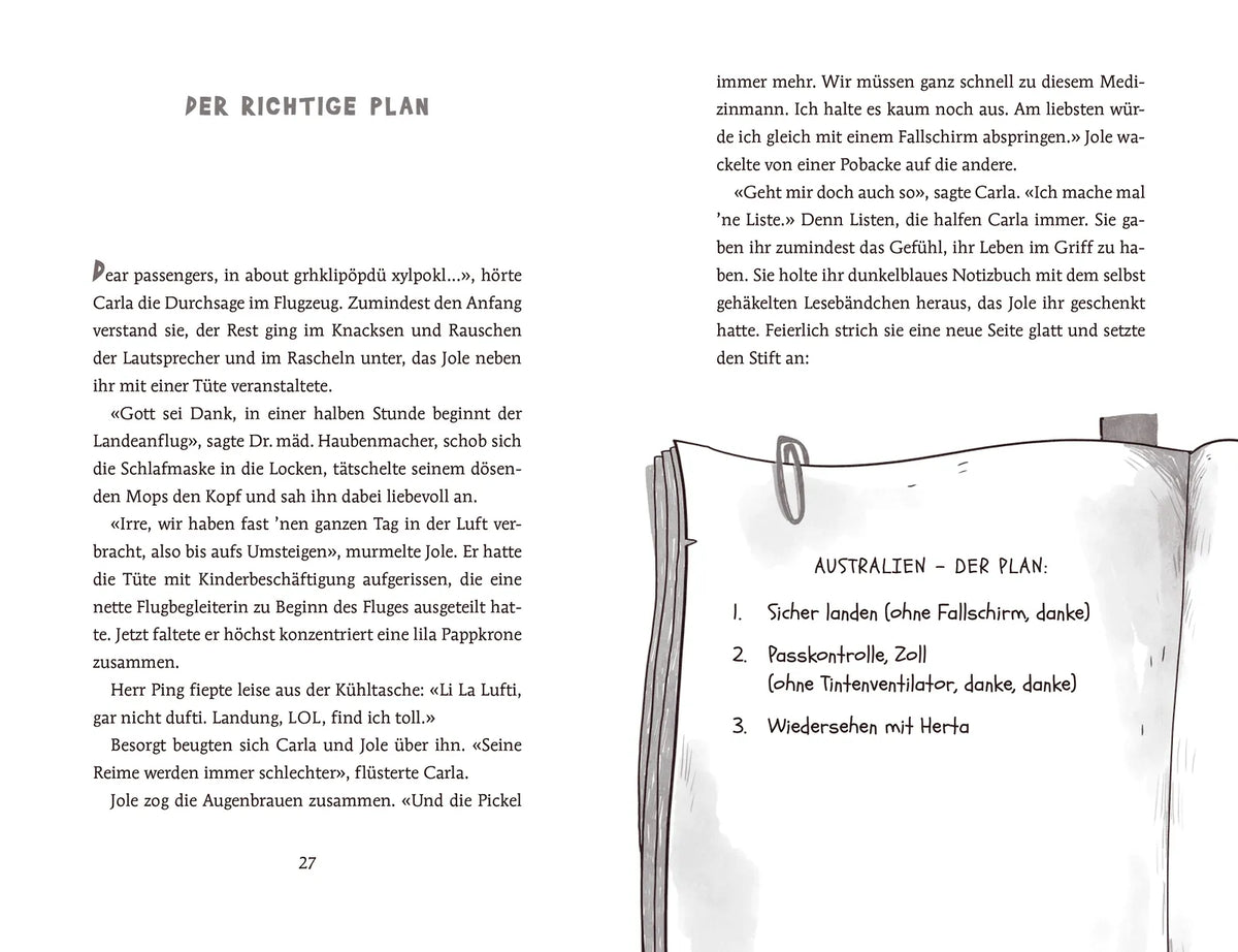 Detailansicht: Carla Chamäleon: Reisefieber (Hardcover)