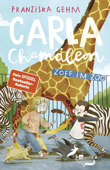 Buchcover von 'Carla Chamäleon: Zoff im Zoo' - Gebundene Ausgabe von Franziska Gehm
