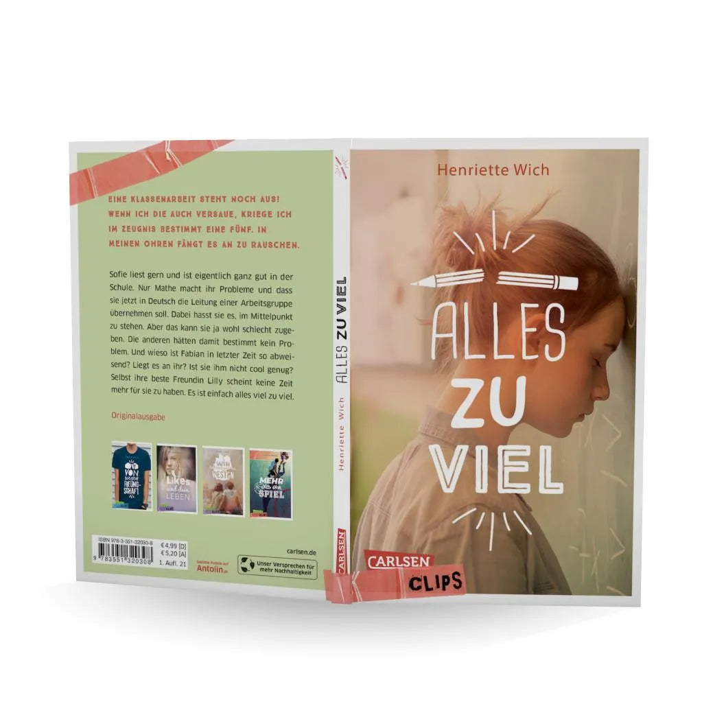 Produktansicht: Carlsen Clips: Alles zu viel (Taschenbuch)