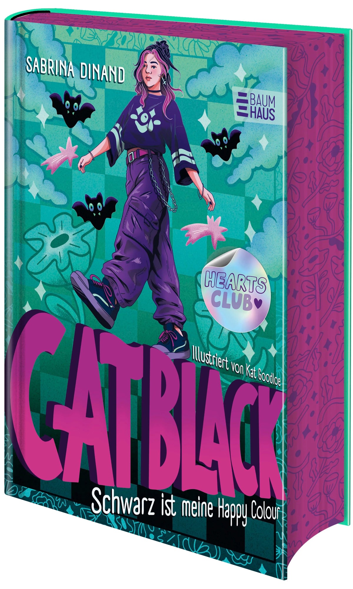 Cover: Cat Black - Schwarz ist meine Happy Colour (Hardcover) von Sabrina Dinand
