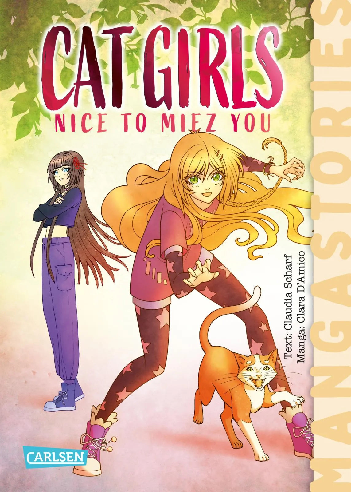 Buchcover von 'CAT GIRLS Band 1 – Nice to miez you' - Gebundene Ausgabe von Claudia Scharf