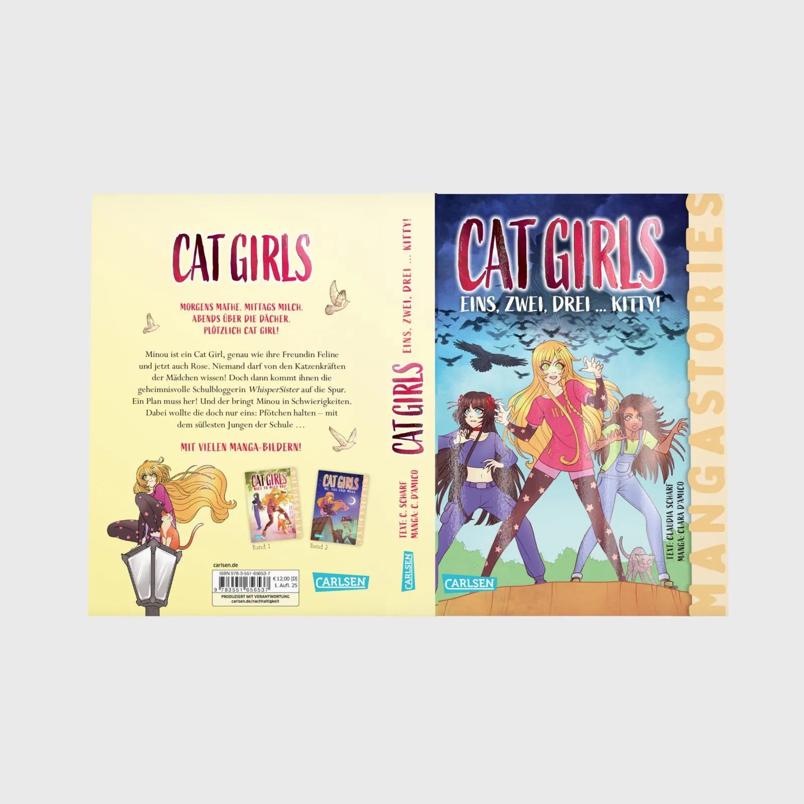 Detailansicht: CAT GIRLS Band 3 - Eins, zwei, drei... Kitty (Hardcover)