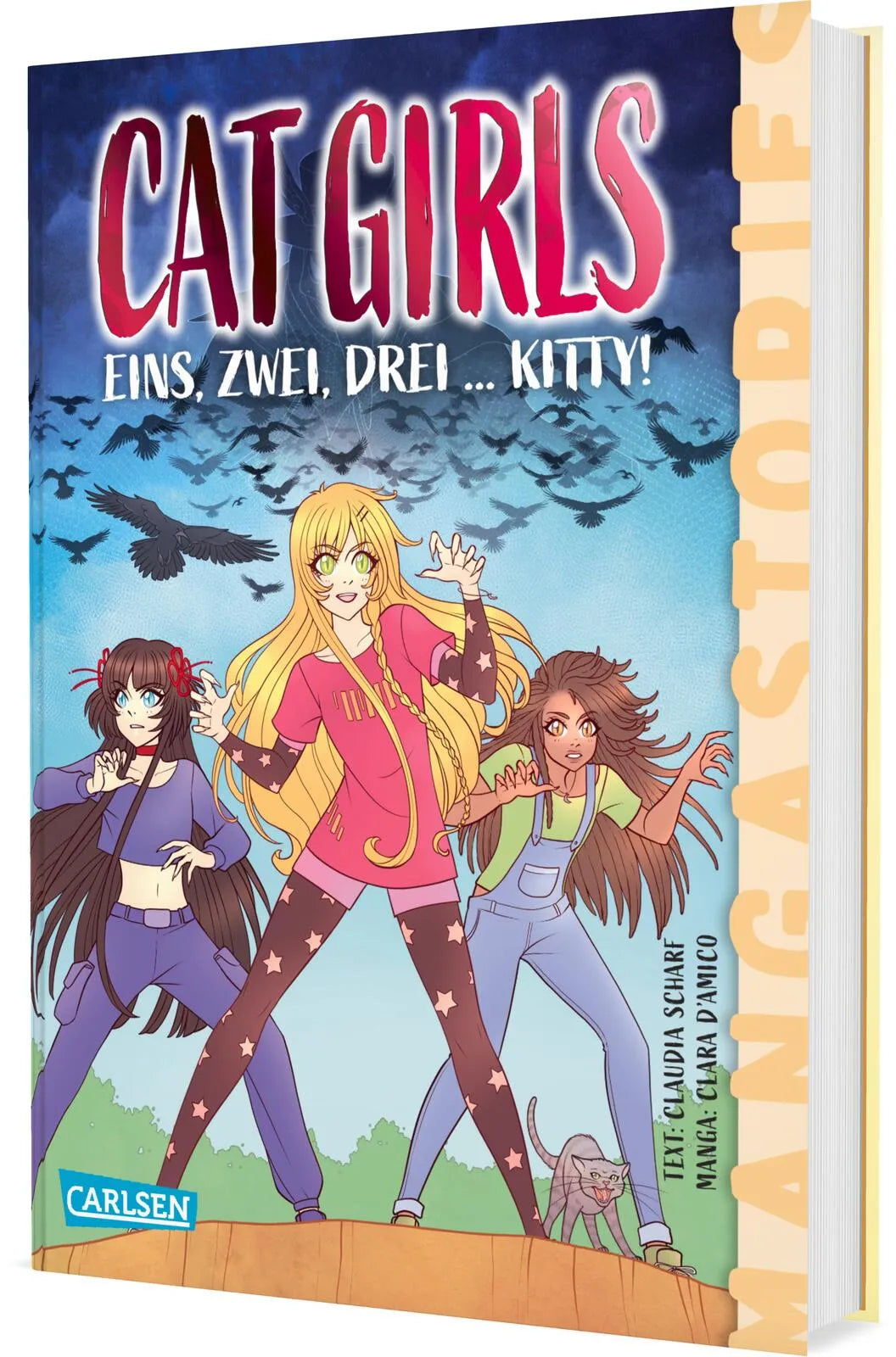Cover: CAT GIRLS Band 3 - Eins, zwei, drei... Kitty (Hardcover) von Claudia Scharf