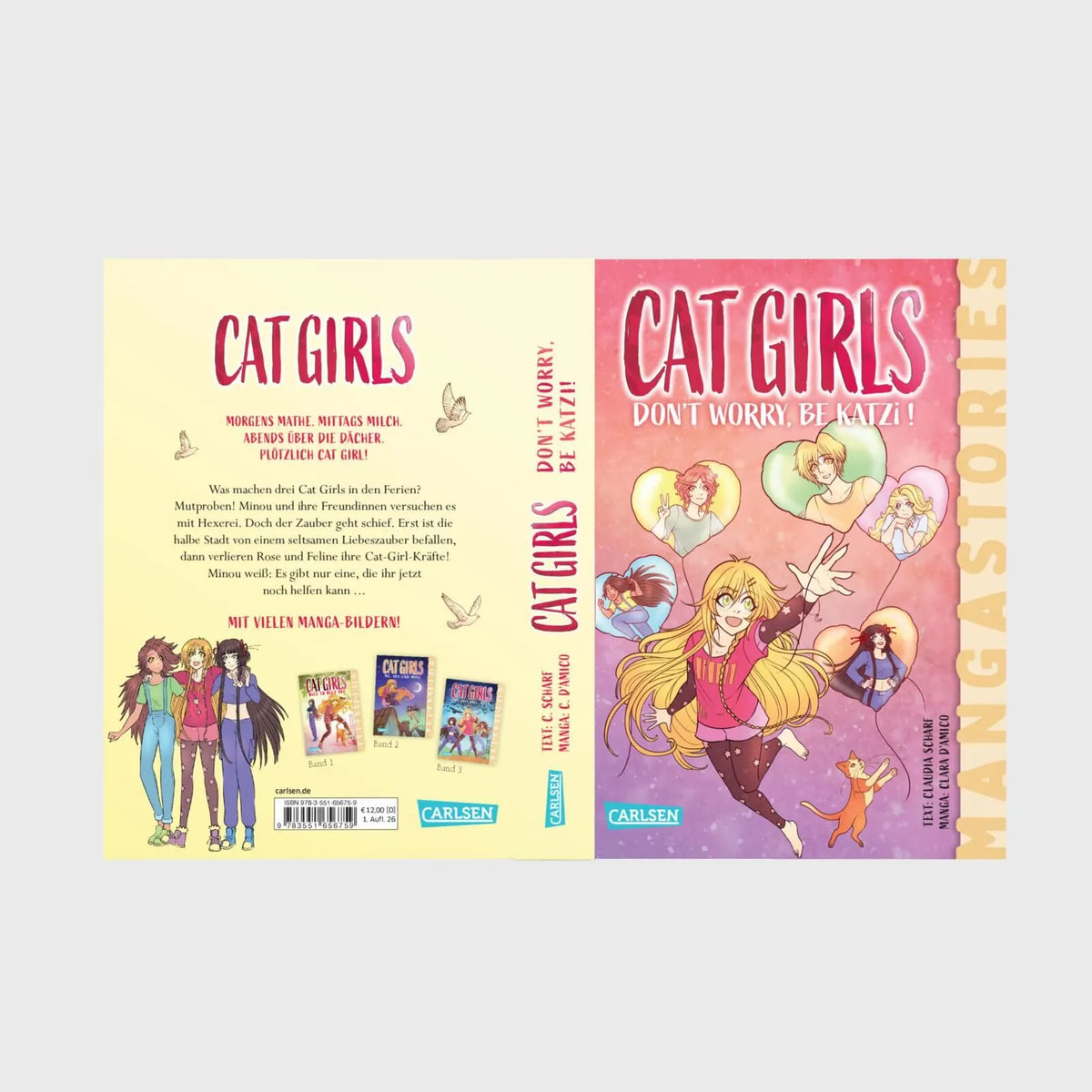 Detailansicht: CAT GIRLS Band 4: Don't worry, be Katzi! (Hardcover)