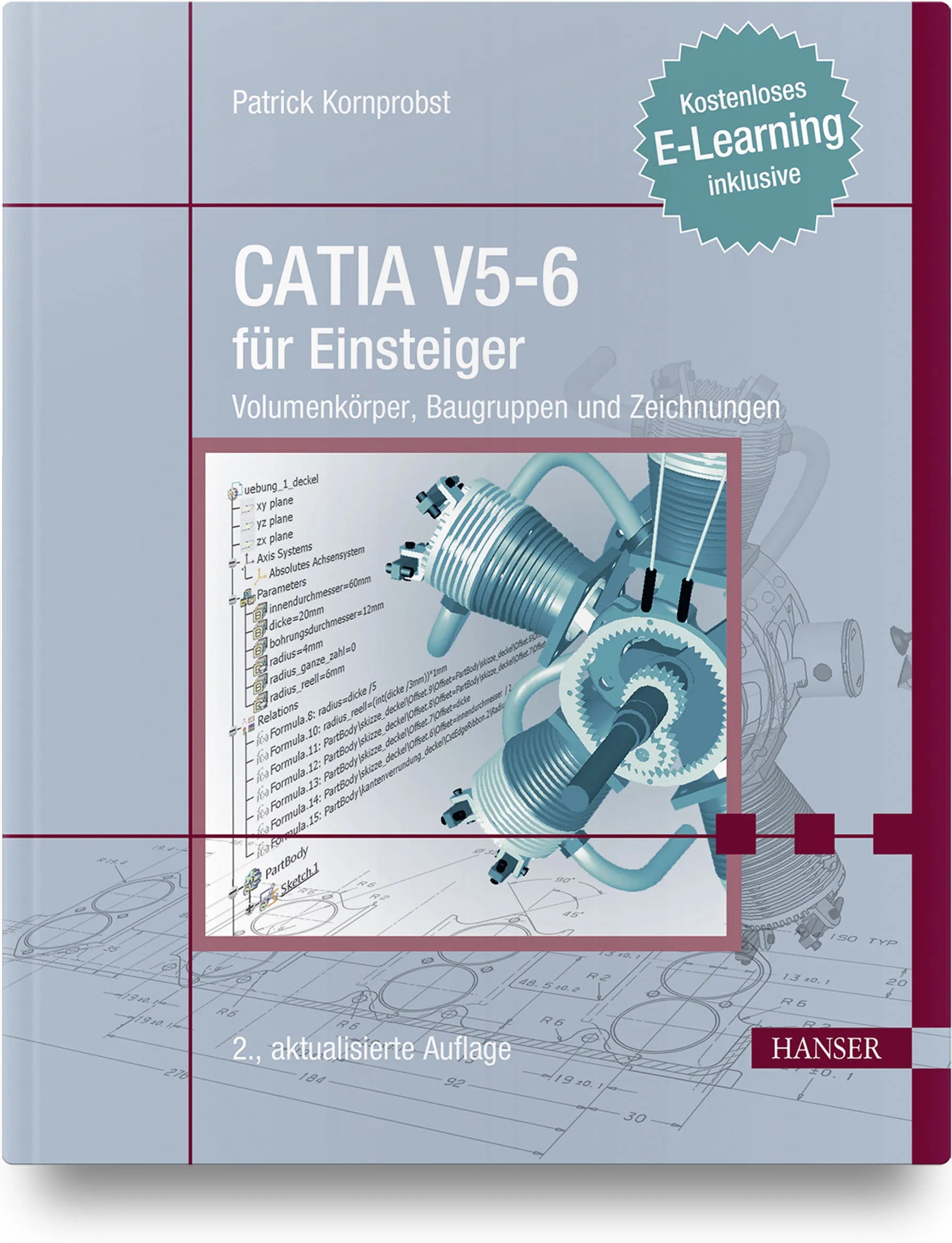 Buchcover von 'CATIA V5-6 für Einsteiger' - Gebundene Ausgabe von Patrick Kornprobst