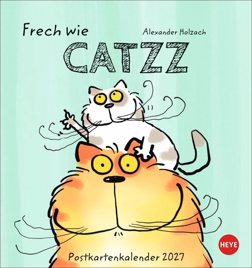 Postkartenkalender: Catzz Postkartenkalender 2027