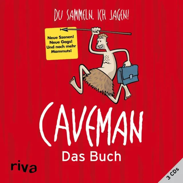 Buchcover von 'Caveman - Das Buch' - HÃ¶rbuch (CD) von Rob Becker