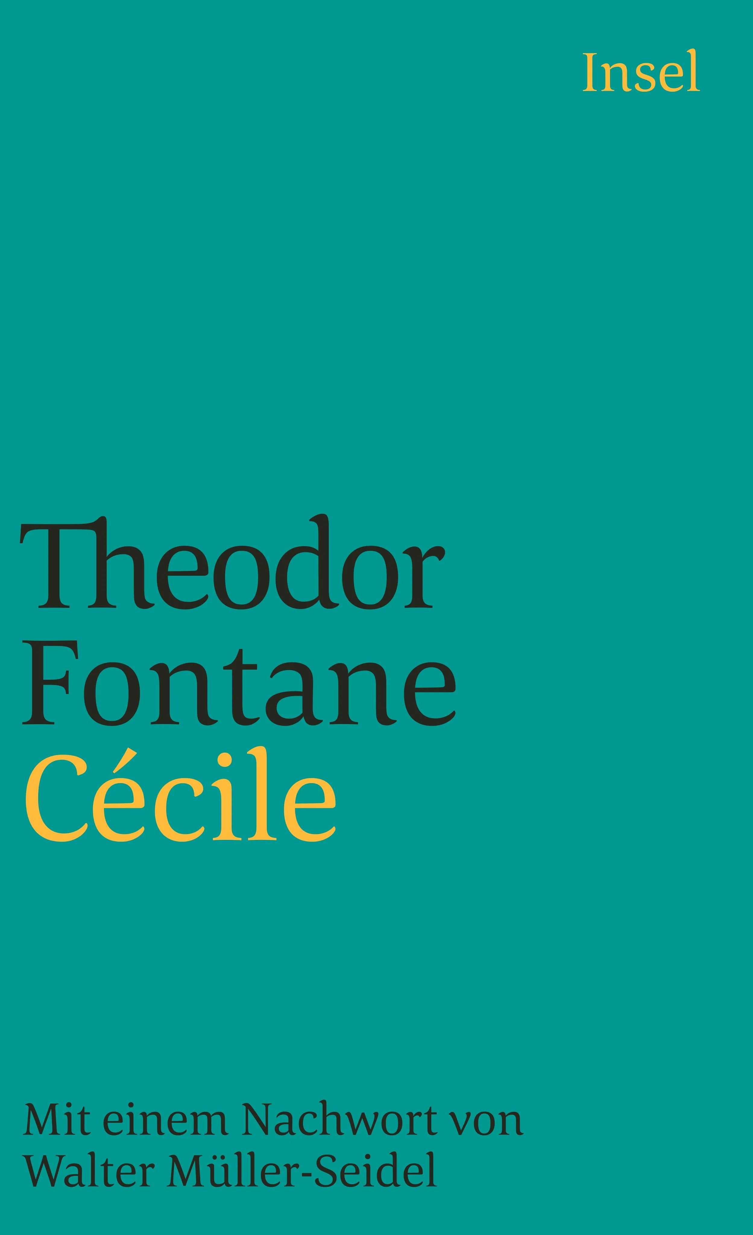 Buchcover von 'Cécile' - Taschenbuch von Theodor Fontane