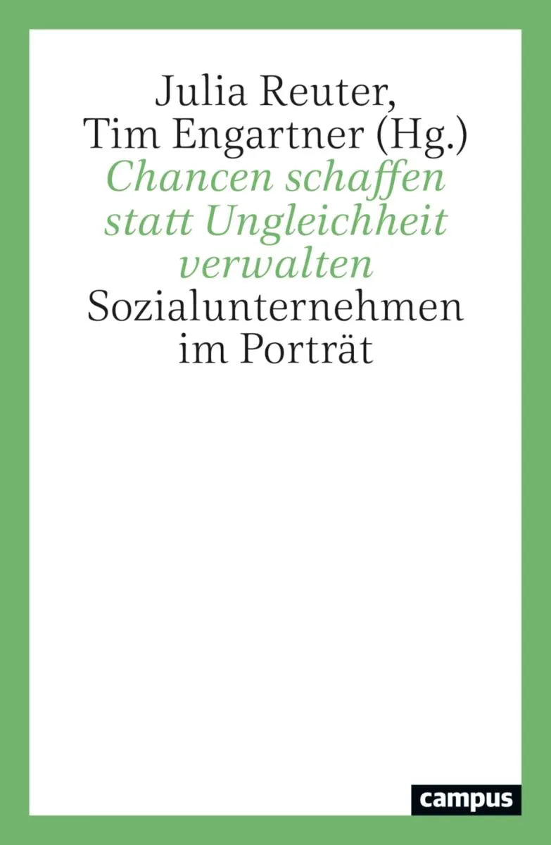 Cover: Chancen schaffen statt Ungleichheit verwalten (E-Book) von Julia Reuter