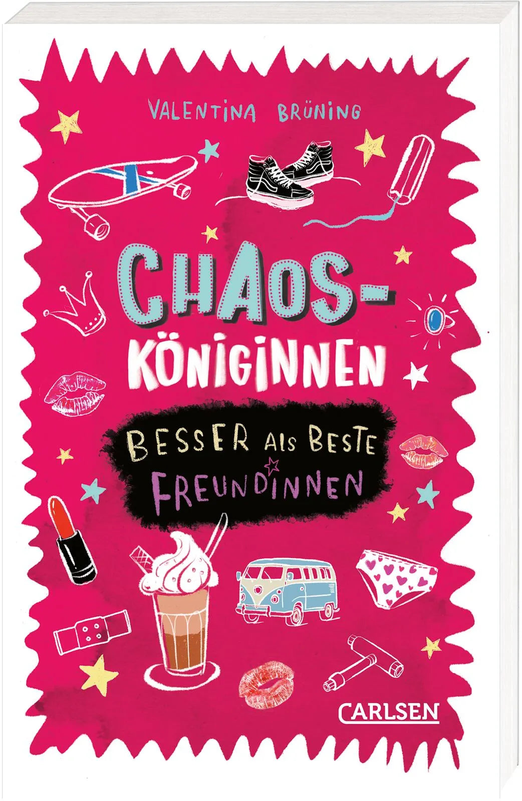 Buchcover von 'Chaosköniginnen: Besser als beste Freundinnen' - Taschenbuch von Valentina Brüning