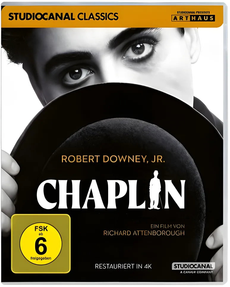 Blu-ray-Cover: Chaplin. Regie: Richard Attenborough