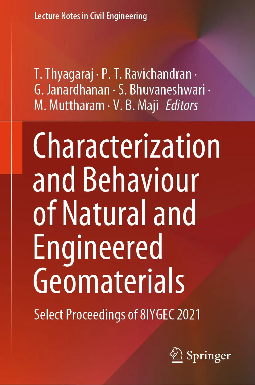 Cover: Characterization and Behaviour of Natural and Engineered Geomaterials (E-Book)