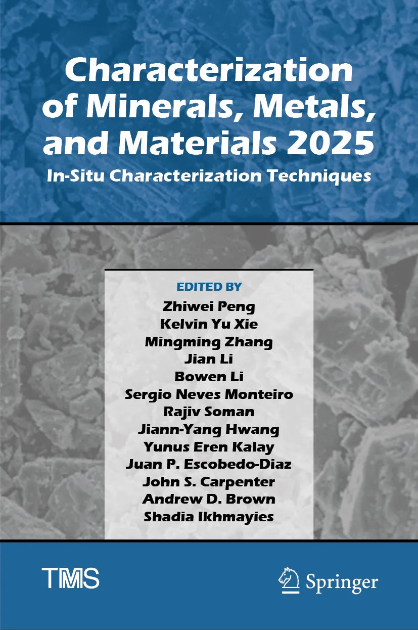 Cover: Characterization of Minerals, Metals, and Materials 2025 (E-Book)