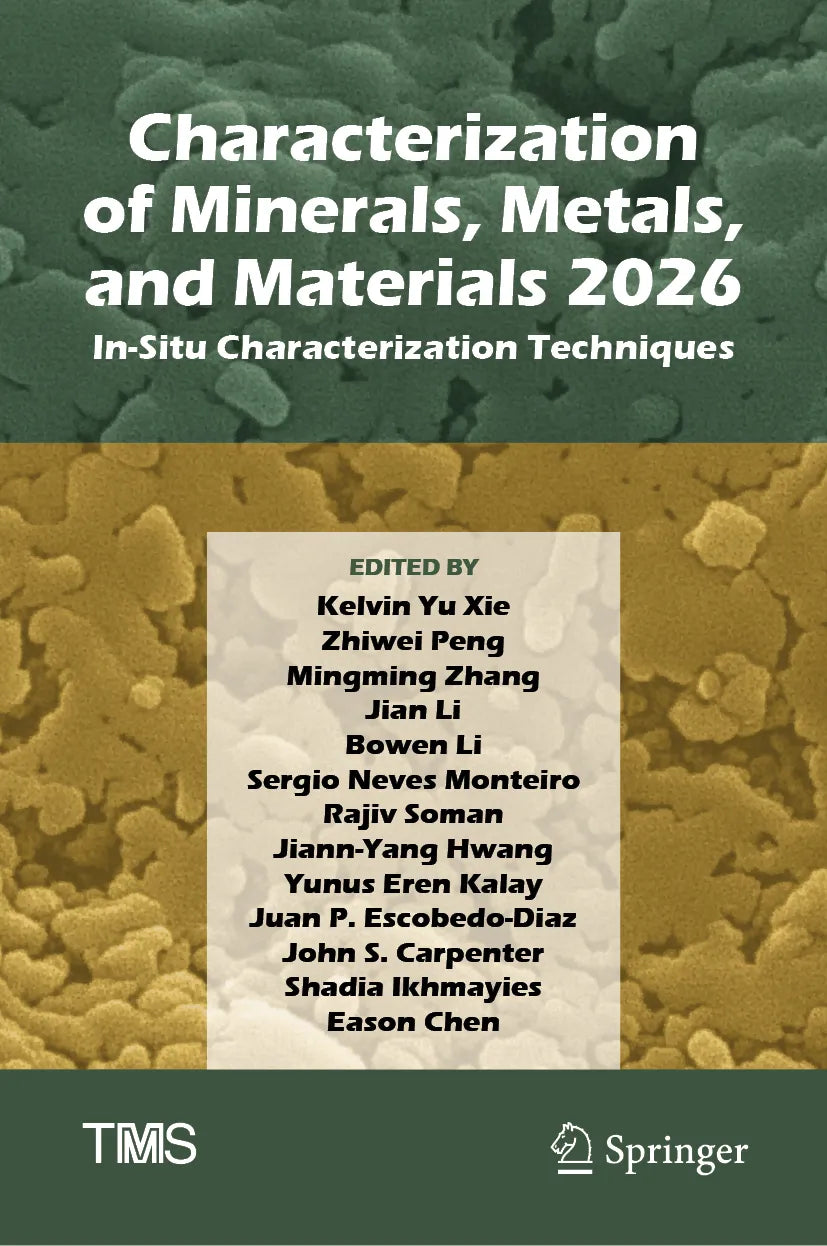 Cover: Characterization of Minerals, Metals, and Materials 2026 (E-Book)