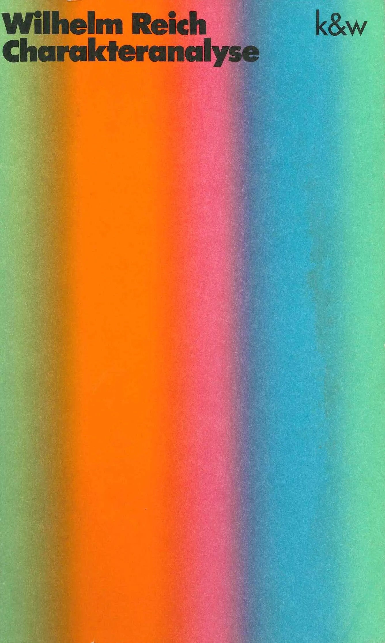 Buchcover von 'Charakteranalyse' - Taschenbuch von Wilhelm Reich