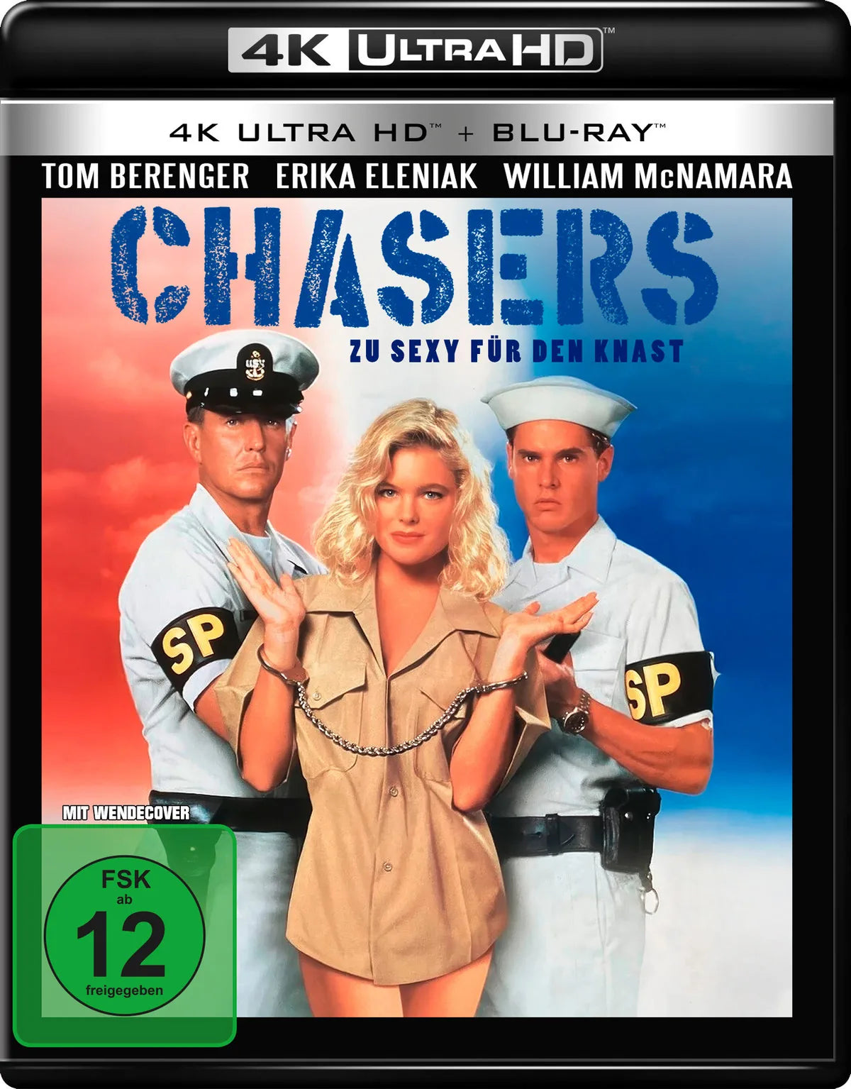 4K UHD Blu-ray-Cover: Chasers - Zu sexy für den Knast. Regie: Dennis Hopper