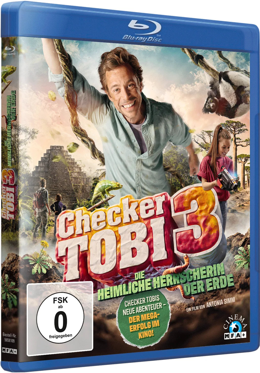 Produktansicht 1 von Checker Tobi 3 - Die heimliche Herrscherin der Erde – Blu-ray